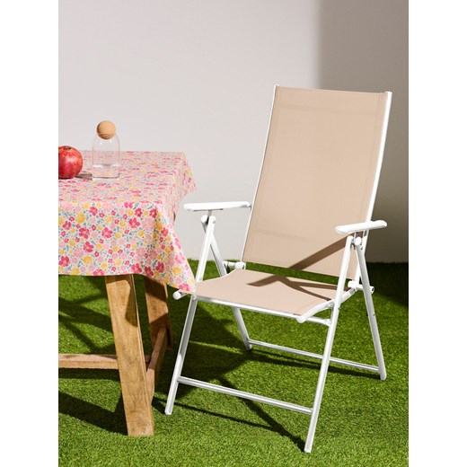 Sinsay - Składane krzesło ogrodowe - beżowy Sinsay One Size Sinsay