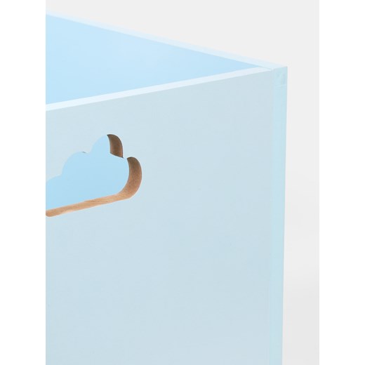 Sinsay - Pudełko do przechowywania z uchwytem w kształcie chmurek - błękitny Sinsay One Size Sinsay