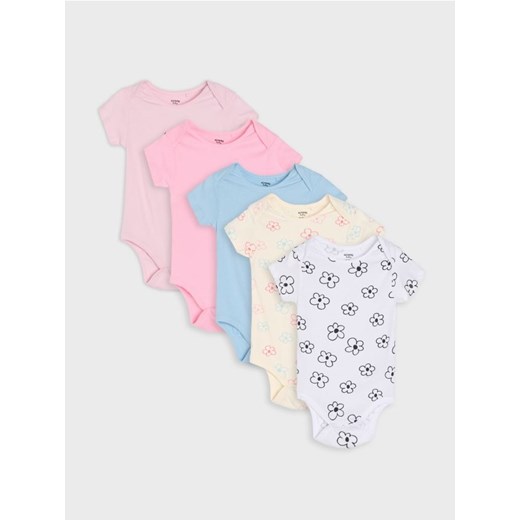 Sinsay - Body 5 pack - biały ze sklepu Sinsay w kategorii Odzież dla niemowląt - zdjęcie 179492845