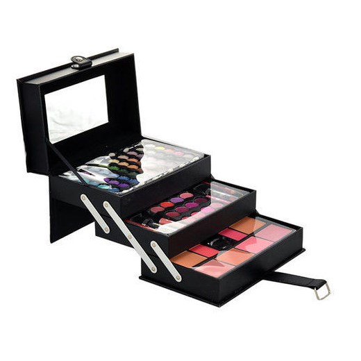 Makeup Trading Beauty Case W Kosmetyki Zestaw kosmetyków Complet Make Up Palette e-glamour czarny 