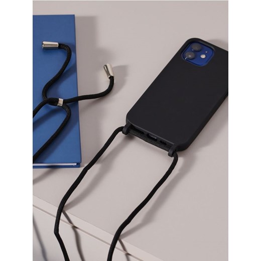 Sinsay - Etui iPhone 12/12 Pro - czarny ze sklepu Sinsay w kategorii Etui - zdjęcie 179500579