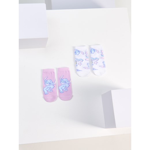 Sinsay - Skarpetki 2 pack Stitch - wielobarwny Sinsay 19/22 Sinsay