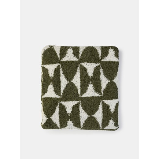 Sinsay - Wzorzysty koc - zielony Sinsay One Size Sinsay