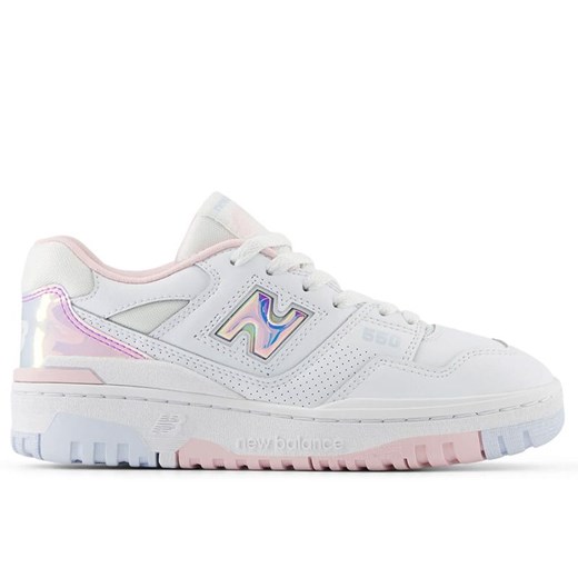 Buty młodzieżowe New Balance GSB550HW - białe ze sklepu streetstyle24.pl w kategorii Buty sportowe damskie - zdjęcie 179503037