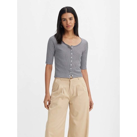 Levi&apos;s Koszulka w kolorze czarno-białym ze sklepu Limango Polska w kategorii Bluzki damskie - zdjęcie 179503257