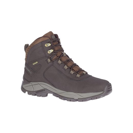 Merrell Skórzane botki turystyczne &quot;Vego Mid&quot; w kolorze brązowym ze sklepu Limango Polska w kategorii Buty trekkingowe męskie - zdjęcie 179503636
