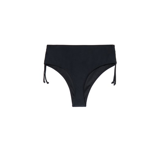 Cropp - Czarny dół od bikini z wiązaniami - czarny Cropp M Cropp