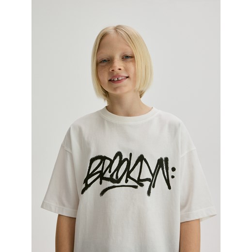 T-shirt chłopięce Reserved dzianinowy 