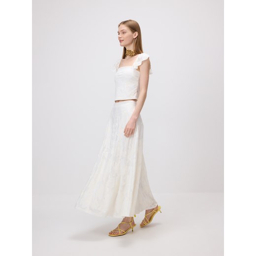 Spódnica Reserved biała casual 