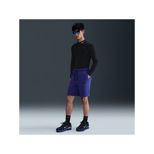 Spodenki męskie Nike Sportswear Tech Fleece - Fiolet ze sklepu Nike poland w kategorii Spodenki męskie - zdjęcie 179506778
