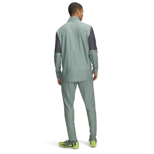 Męski dres komplet treningowy Under Armour UA M\'s Challenger Tracksuit - zielony ze sklepu Sportstylestory.com w kategorii Bluzy męskie - zdjęcie 179507087