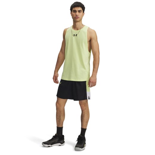 Męskie spodenki do koszykówki Under Armour UA Zone 7\" Short - czarne ze sklepu Sportstylestory.com w kategorii Spodenki męskie - zdjęcie 179507147