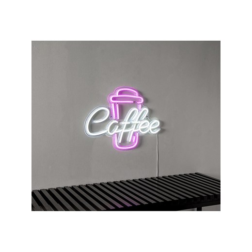 STAR Trading Lampa ścienna LED &quot;Plexy&quot; w kolorze fioletowo-białym - 30 x 40 cm ze sklepu Limango Polska w kategorii Lampy ścienne - zdjęcie 179508216