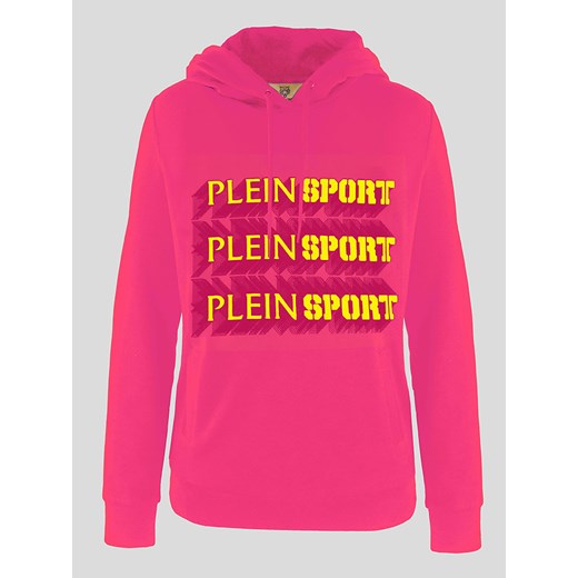 Plein Sport Bluza w kolorze różowym ze sklepu Limango Polska w kategorii Bluzy damskie - zdjęcie 179508909