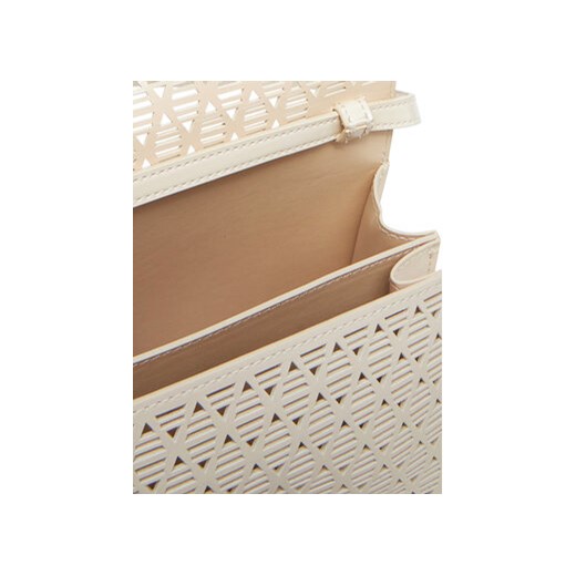 BADURA listonoszka z nadrukiem beżowa 