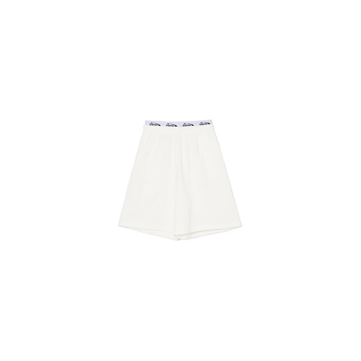 Cropp - Dresowe szorty jorts z nadrukiem - kremowy ze sklepu Cropp w kategorii Szorty - zdjęcie 179510859