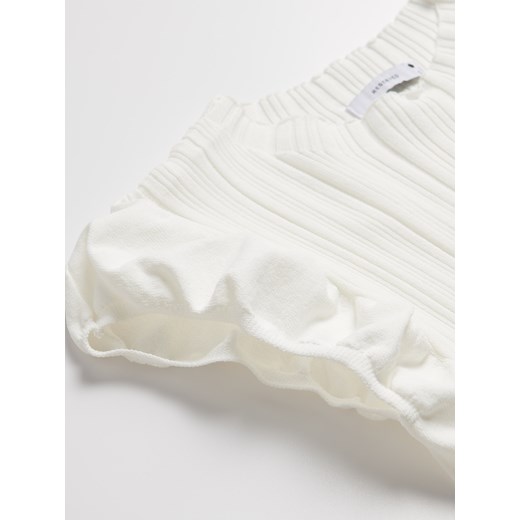 Bluzka damska Reserved z okrągłym dekoltem 