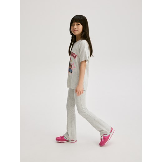 Reserved - Legginsy flare - jasnoszary Reserved 128 (7-8 lat) Reserved