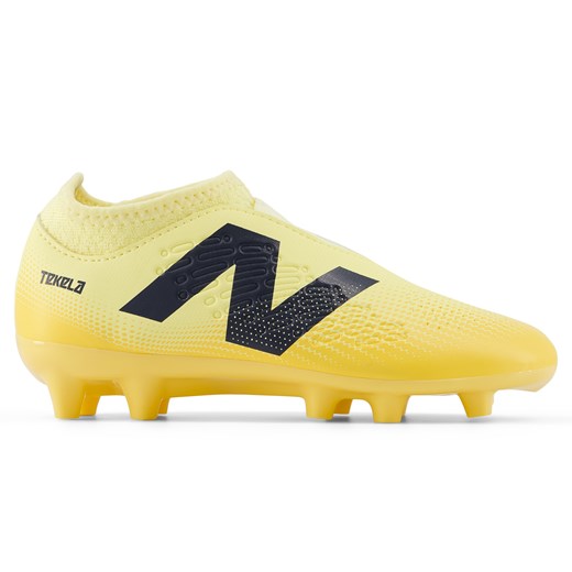 Korki dziecięce New Balance TEKELA V4+ MAGIQUE JNR FG SJT3FJ45 - żółte ze sklepu New Balance Poland w kategorii Buty sportowe dziecięce - zdjęcie 179512667