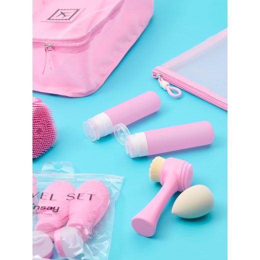 Sinsay - Kosmetyczki 3 pack - różowy Sinsay One Size Sinsay