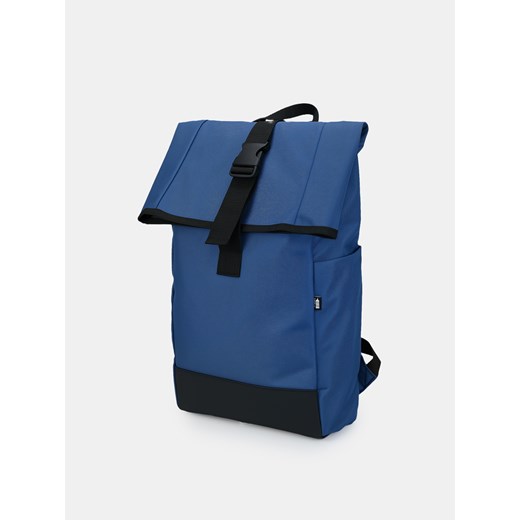 Sinsay - Plecak z rolowanym zapięciem - niebieski Sinsay One Size Sinsay