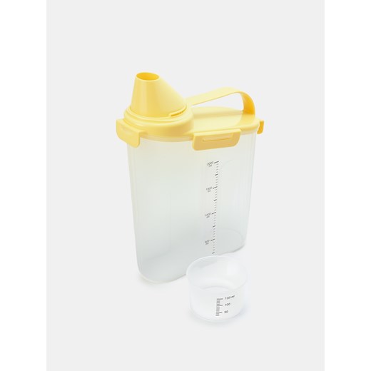 Sinsay - Pojemnik kuchenny z miarką - żółty Sinsay One Size Sinsay