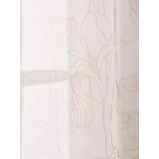 Sinsay - Delikatna zasłona w roślinny wzór - biały Sinsay One Size Sinsay