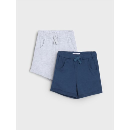 Sinsay - Szorty w stylu basic 2 pack - szary - id: 023DZ-09M - marki Sinsay - 179513819 Sinsay - Szorty w stylu basic 2 pack - szary ze sklepu Sinsay w kategorii Spodenki dziewczęce - zdjęcie 179513819