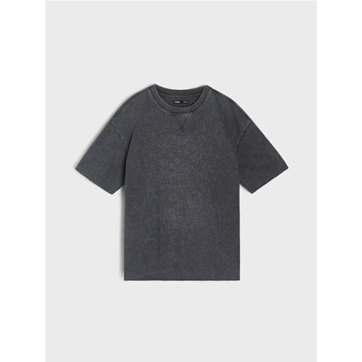 Sinsay - Bluza z krótkim rękawem - szary ze sklepu Sinsay w kategorii Bluzki damskie - zdjęcie 179513846
