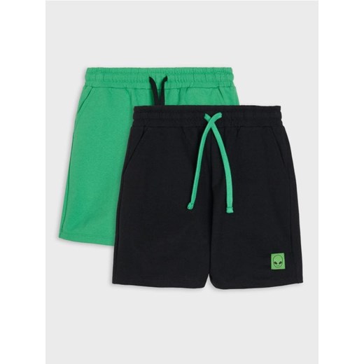 Sinsay - Szorty 2 pack - czarny Sinsay 170 Sinsay