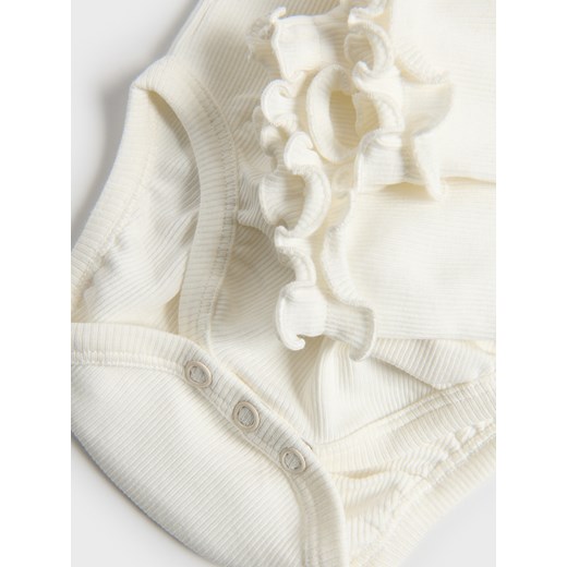 Reserved - Bawełniany komplet - złamana biel Reserved 74 (6-9 m.) Reserved