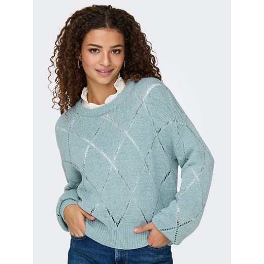 ONLY Sweter w kolorze błękitnym XS okazyjna cena Limango Polska