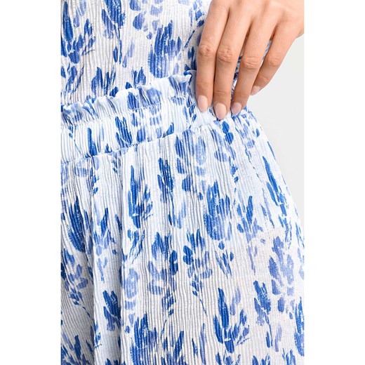 Rich &amp; Royal Spodnie w kolorze biało-niebieskim Rich & Royal S okazyjna cena Limango Polska