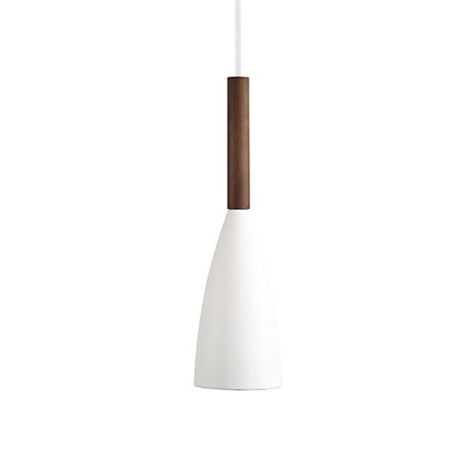 Nordlux Lampa wisząca &quot;Pure&quot; w kolorze biało-brązowym - Ø 10 cm ze sklepu Limango Polska w kategorii Lampy wiszące - zdjęcie 179516475