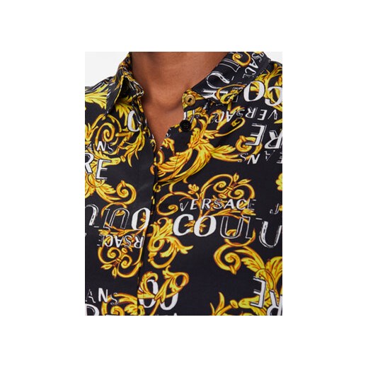 Versace Jeans Couture Koszula 74HAL201 Czarny Regular Fit 42 MODIVO