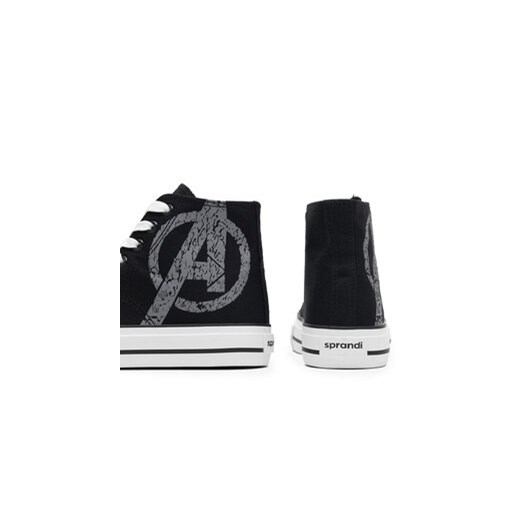 Marvel Trampki 100-BP40-SS23-299D100 Czarny Marvel 36 MODIVO
