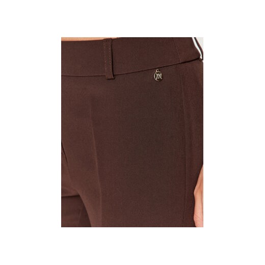 Maryley Spodnie materiałowe 23IB52Z/41CO Brązowy Regular Fit Maryley M MODIVO