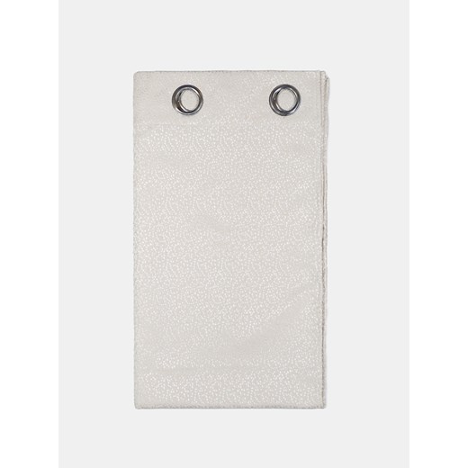 Sinsay - Gruba zasłona w żakardowe kropki na beżowym tle - beżowy Sinsay One Size Sinsay