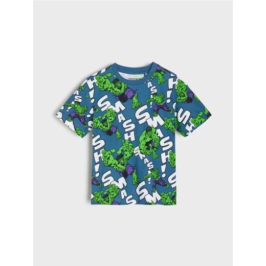 Sinsay - Koszulka Marvel - niebieski ze sklepu Sinsay w kategorii T-shirty chłopięce - zdjęcie 179528117