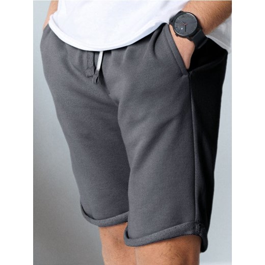 Sinsay - Szorty slim fit - szary ze sklepu Sinsay w kategorii Spodenki męskie - zdjęcie 179528205