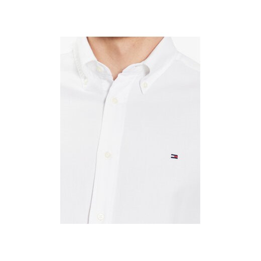 Tommy Hilfiger Koszula Flex Dobby MW0MW31816 Biały Slim Fit Tommy Hilfiger XL MODIVO