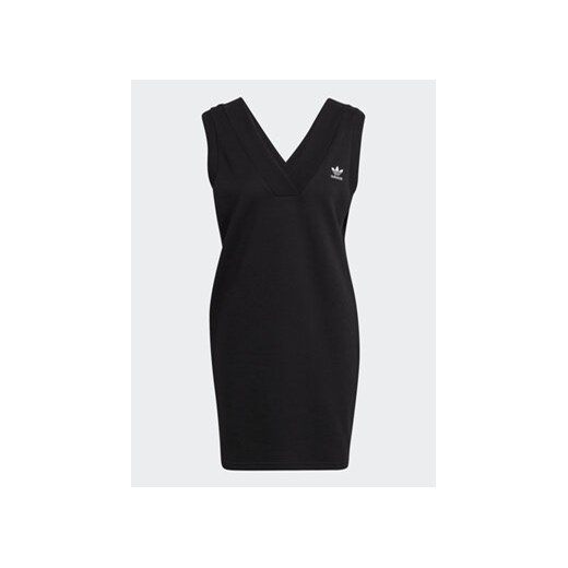 adidas Sukienka dzianinowa adicolor Classics HM2134 Czarny Relaxed Fit 34 MODIVO