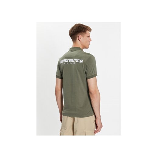 Aeronautica Militare Polo 231PO1685J602 Zielony Regular Fit Aeronautica Militare L MODIVO