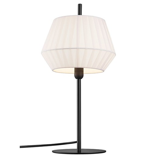 Nordlux Lampa stołowa &quot;Dicte&quot; w kolorze czarno-białym - wys. 42,5 x Ø 21 cm ze sklepu Limango Polska w kategorii Lampy stołowe - zdjęcie 179530196