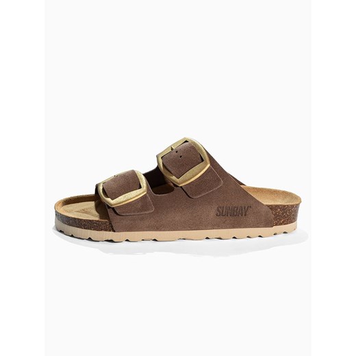 Sunbay Klapki &quot;Calen&quot; w kolorze brązowym Sunbay 40 promocja Limango Polska
