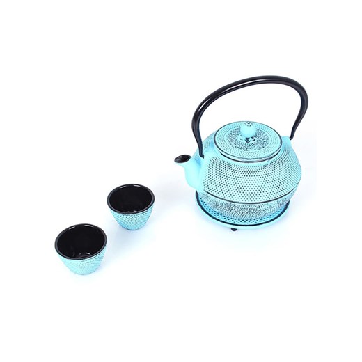 Echtwerk 4-częściowy zestaw w kolorze błękitnym do herbaty - 1,1 l Echtwerk onesize okazyjna cena Limango Polska