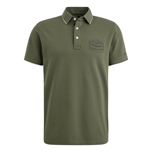 PME Legend Koszulka polo w kolorze khaki ze sklepu Limango Polska w kategorii T-shirty męskie - zdjęcie 179531377