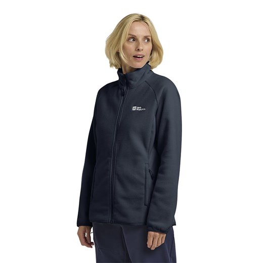 Jack Wolfskin Kurtka polarowa &quot;Moonrise&quot; w kolorze granatowym ze sklepu Limango Polska w kategorii Bluzy damskie - zdjęcie 179531916