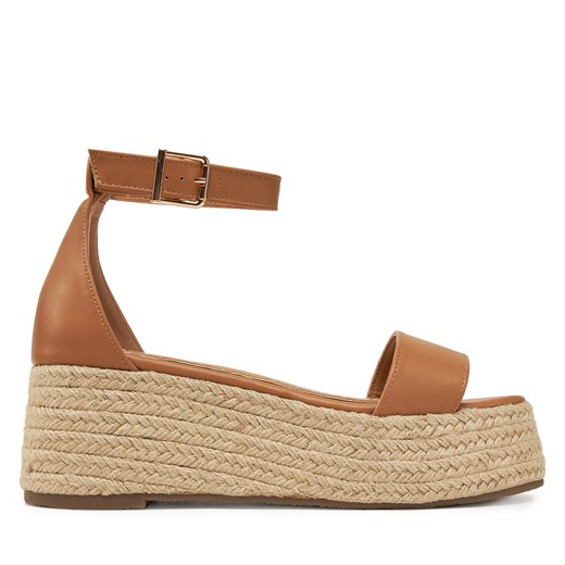 Espadryle damskie DeeZee casual tkaninowe na koturnie