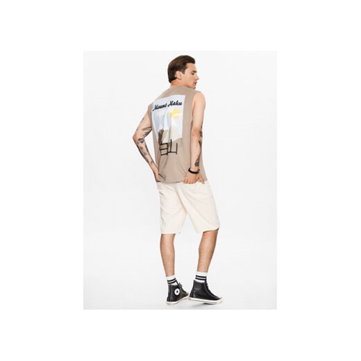 Only & Sons Tank top 22026088 Beżowy Relaxed Fit Only & Sons L MODIVO